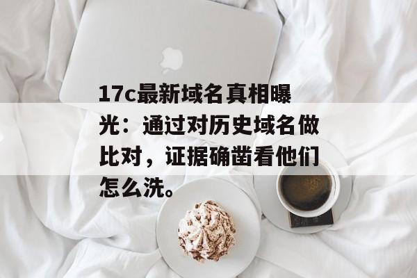 17c最新域名真相曝光：通过对历史域名做比对，证据确凿看他们怎么洗。